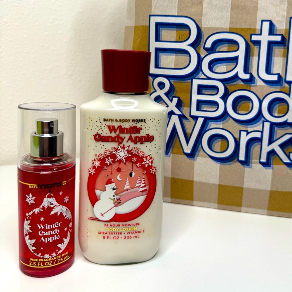 Winter Candy Apple Set B&BW NEW